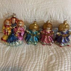 Christopher Radko Vibrant Angel Ornament Collection